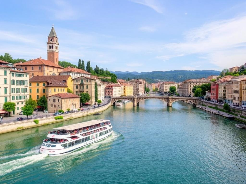 River cruises in Italyфото